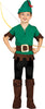 GP81241 – Bandit Bogenschütze Mittelalter Kinderkostüm – Größe: 140/146 – Farbe: Grün