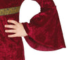GP81287 – Mittelalter Prinzessin Kostüm Kinderkleidung – Größe: 110/116 – Farbe: Rot