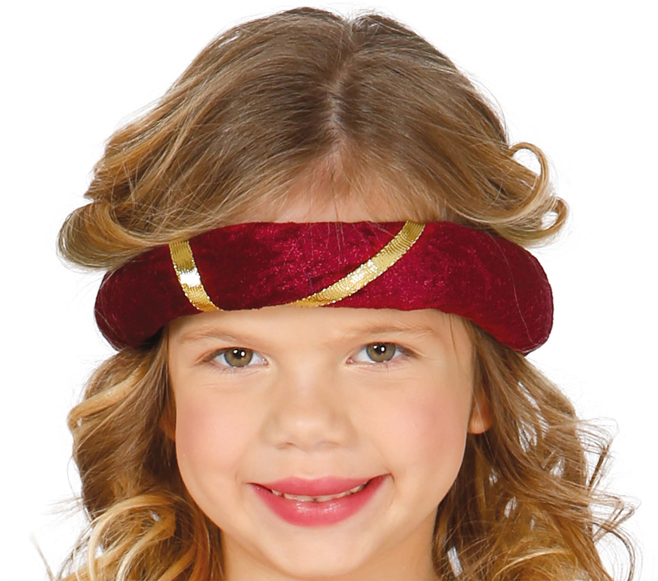 GP81287 – Mittelalter Prinzessin Kostüm Kinderkleidung – Größe: 140/146 – Farbe: Rot