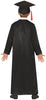 GP81290 – Absolventen Anzug Kappe Kleid Abschlussfeier – Größe: 98/104 – Farbe: Schwarz