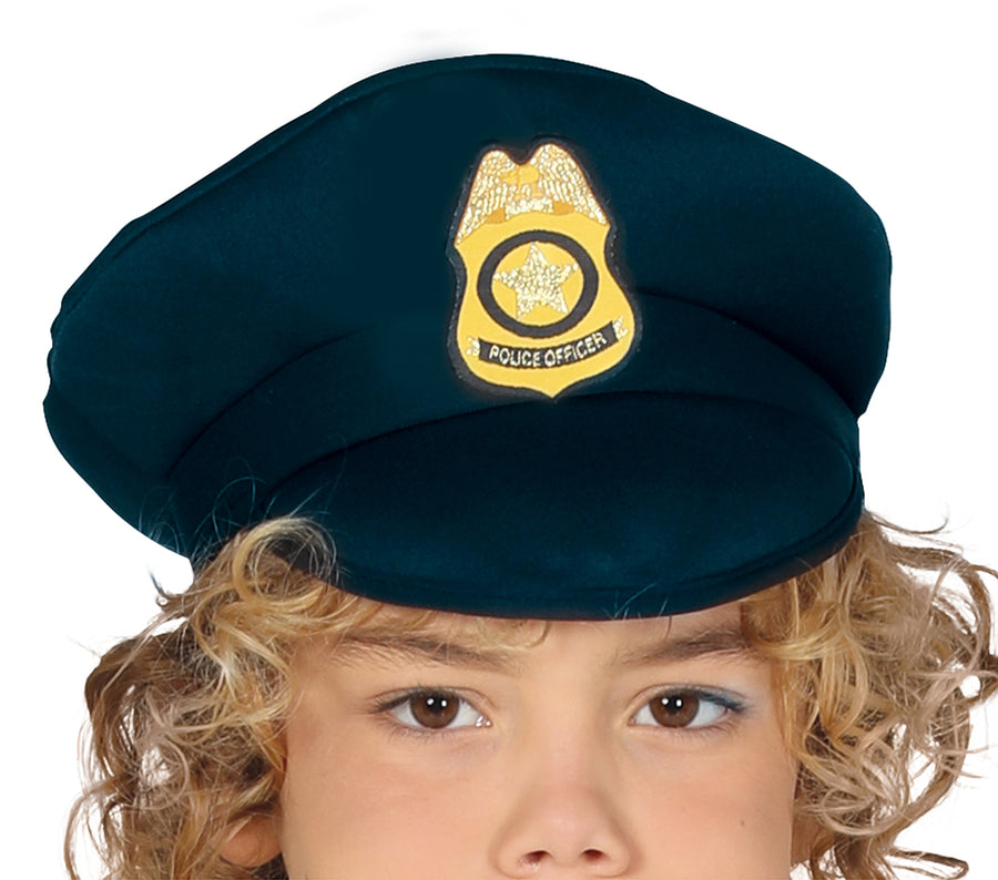 GP81631 – Polizei Karneval Kostüm Uniform – Größe: 110/116 – Farbe: Blau, Ansicht 2