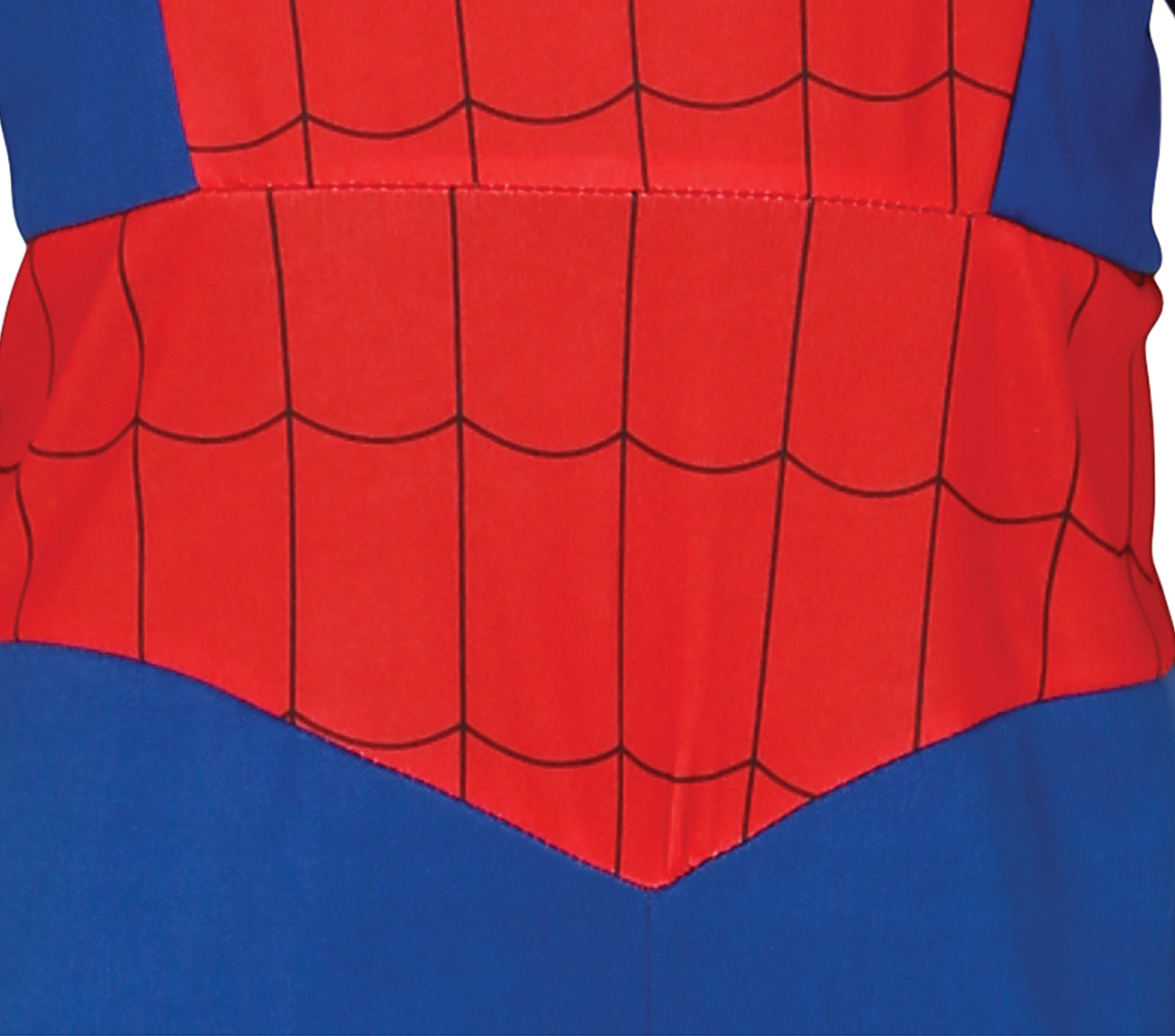 GP83166 – Superheld Abenteuerfigur Kinder Jumpsuit – Größe: 128/134 – Farbe: Rot