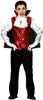 GP83172 – Vampir Graf Kostüm Halloween Cape – Größe: 110/116 – Farbe: Grau