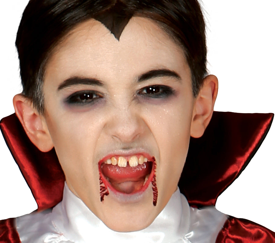 GP83172 – Vampir Graf Kostüm Halloween Cape – Größe: 110/116 – Farbe: Grau, Ansicht 2