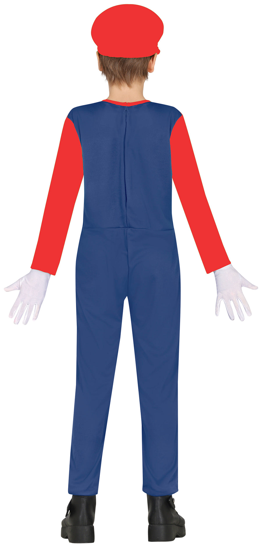 GP81874 – Klempner Abenteuerfigur Karneval Kostüm – Größe: 110/116, 128/134, 140/146, 98/104 – Farbe: Rot, Ansicht 2