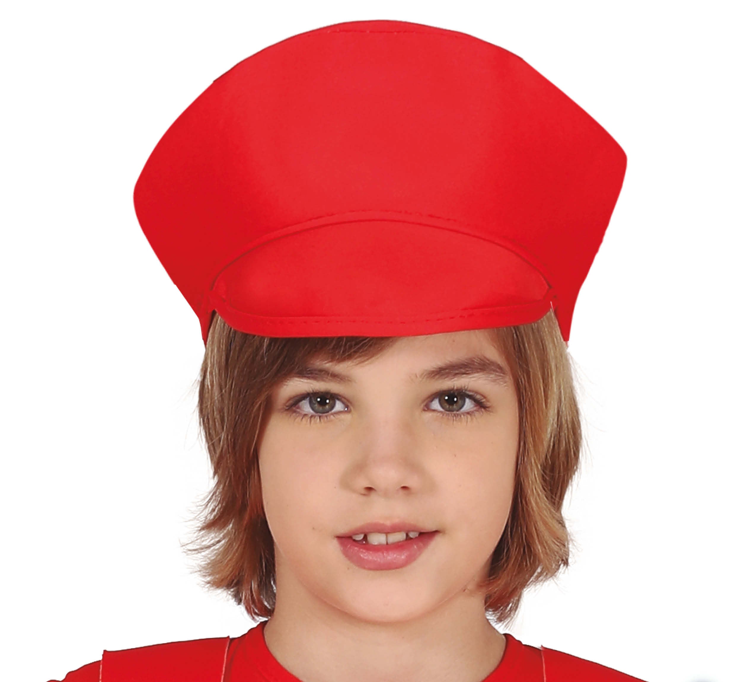 GP81874 – Klempner Abenteuerfigur Karneval Kostüm – Größe: 110/116, 128/134, 140/146, 98/104 – Farbe: Rot