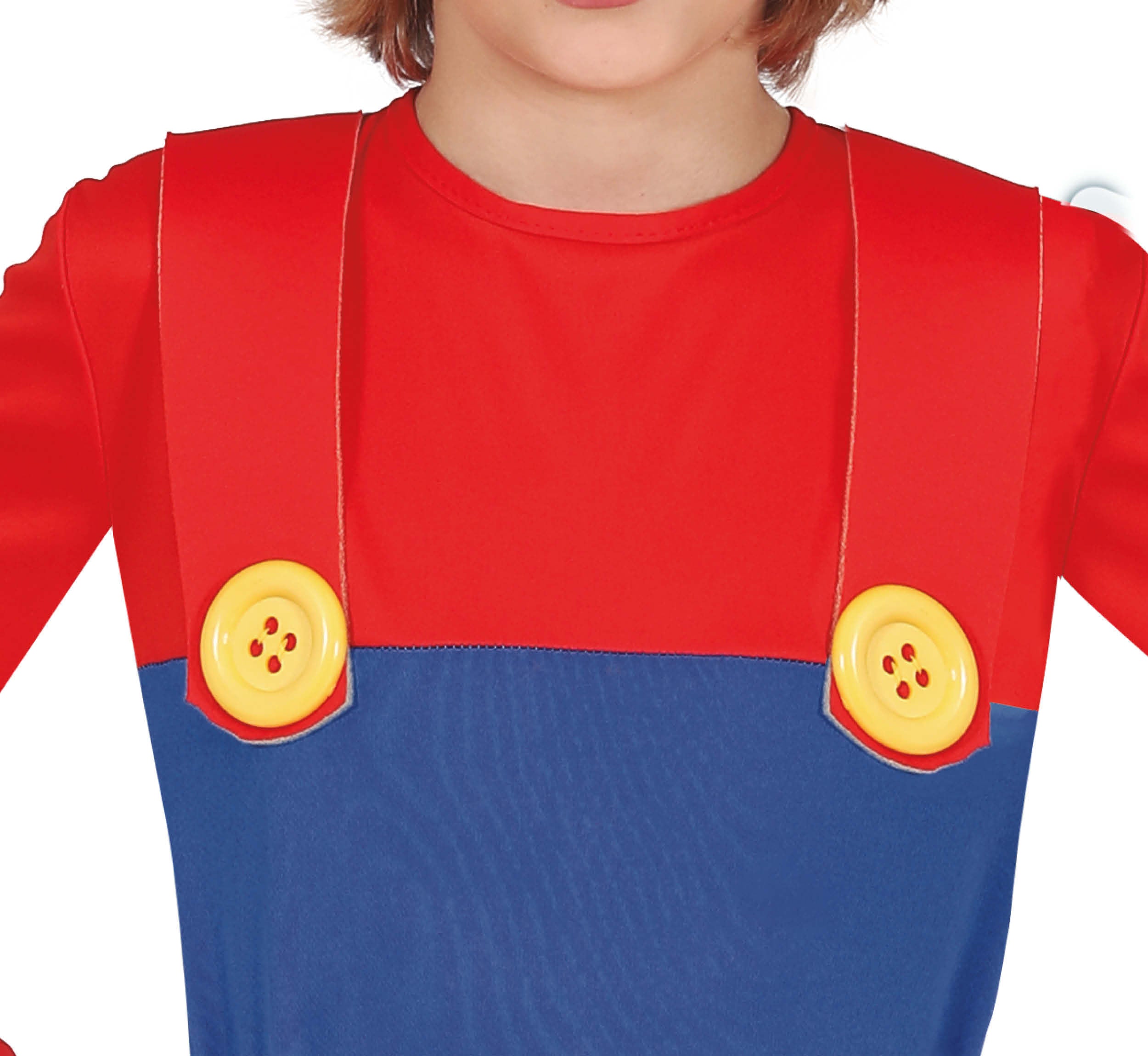 GP81874 – Klempner Abenteuerfigur Karneval Kostüm – Größe: 110/116, 128/134, 140/146, 98/104 – Farbe: Rot