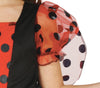 GP81890 – Marienkaefer Haarreif Fluegel Kleid Kostuem – Größe: 128/134 – Farbe: Rot