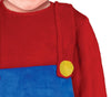 GP82062 – Klempner Abenteueranzug Kinder Karneval – Größe: 92/98 – Farbe: Rot