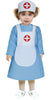 GP82046 – Miniarzt Doktorkostüm Babykleid Pflegehaube – Größe: 74/80 – Farbe: Blau