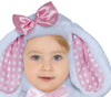 GP82052 – Tierkarneval Babykostüm Kapuze Hoodie – Größe: 74/80 – Farbe: Weiß