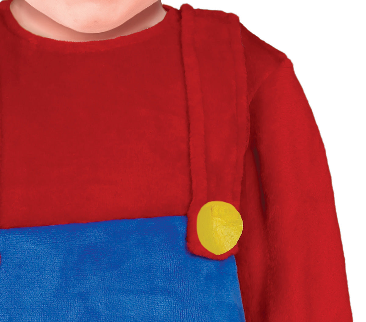 GP82062 – Klempner Abenteueranzug Kinder Karneval – Größe: 74/80 – Farbe: Rot