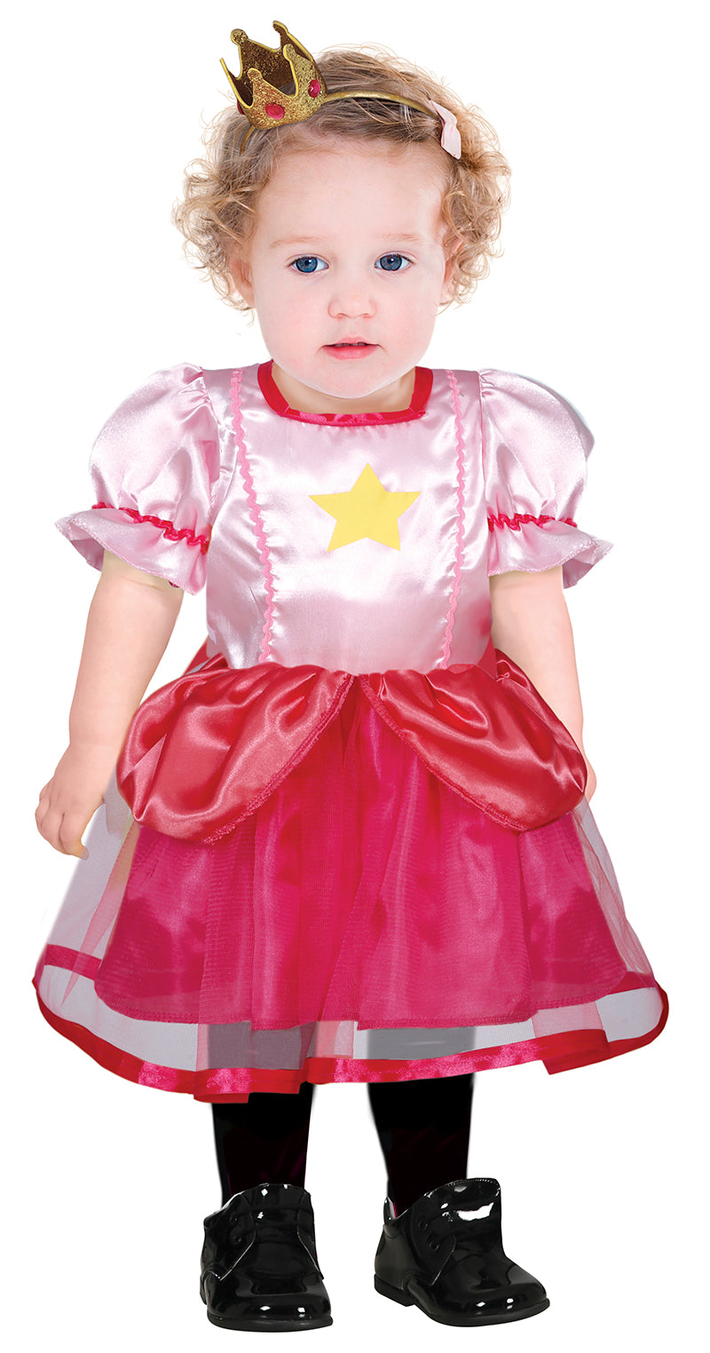 GP82064 – Prinzessin Märchenkönigin Regenbogenkleid – Größe: 86/92 – Farbe: Pink