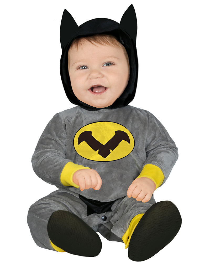 GP82066 – Superheld Abenteuerfigur Overall – Größe: 74/80 – Farbe: Grau