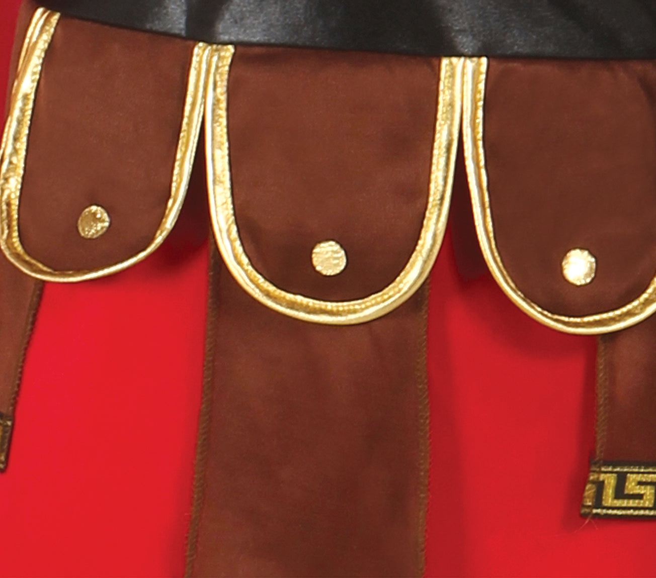 GP82543 – Römer Antike Heldentaten Kostüm – Größe: 140/146 – Farbe: Braun