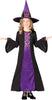 GP82596 – Hexe Halloween Zauber Hut Kleid Kostüm – Größe: 140/146 – Farbe: Schwarz