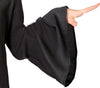 GP82596 – Hexe Halloween Zauber Hut Kleid Kostüm – Größe: 140/146 – Farbe: Schwarz