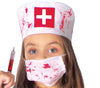 GP82606 – Zombie Halloween Krankenschwester Kostüm – Größe: 110/116 – Farbe: Weiß