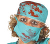 GP82610 – Zombie Arzt Halloween Kostüm Mit Maske Blut – Größe: 110/116 – Farbe: Blau
