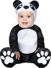 GP82626 – Tierbabykostüm Panda Karneval Bärenkapuze – Größe: 74/80 – Farbe: Schwarz