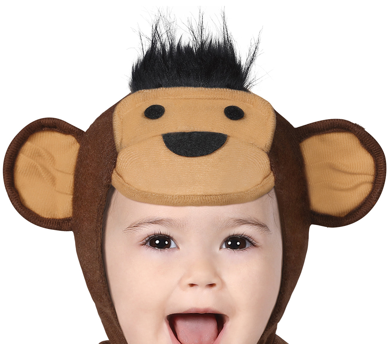 GP82628 – Affenkarnevalskostüm Tierbabykostüm – Größe: 74/80 – Farbe: Braun