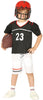 GP82663 – Football Star Kinderkostüm Karneval – Größe: 128/134 – Farbe: Schwarz