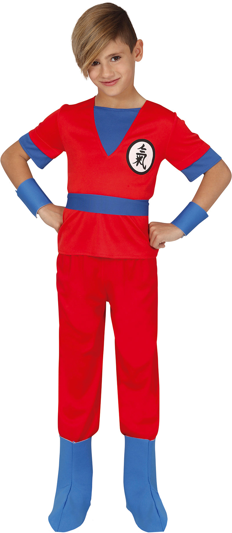 GP82760 – Ninja Abenteuerfigur Asien Karneval – Größe: 128/134 – Farbe: Rot, Ansicht 2