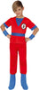 GP82760 – Ninja Abenteuerfigur Asien Karneval – Größe: 140/146 – Farbe: Rot