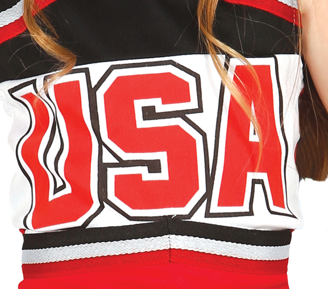 GP77323 – Sport Spirit Kleid Cheer Abenteuer – Größe: 128/134 – Farbe: Rot