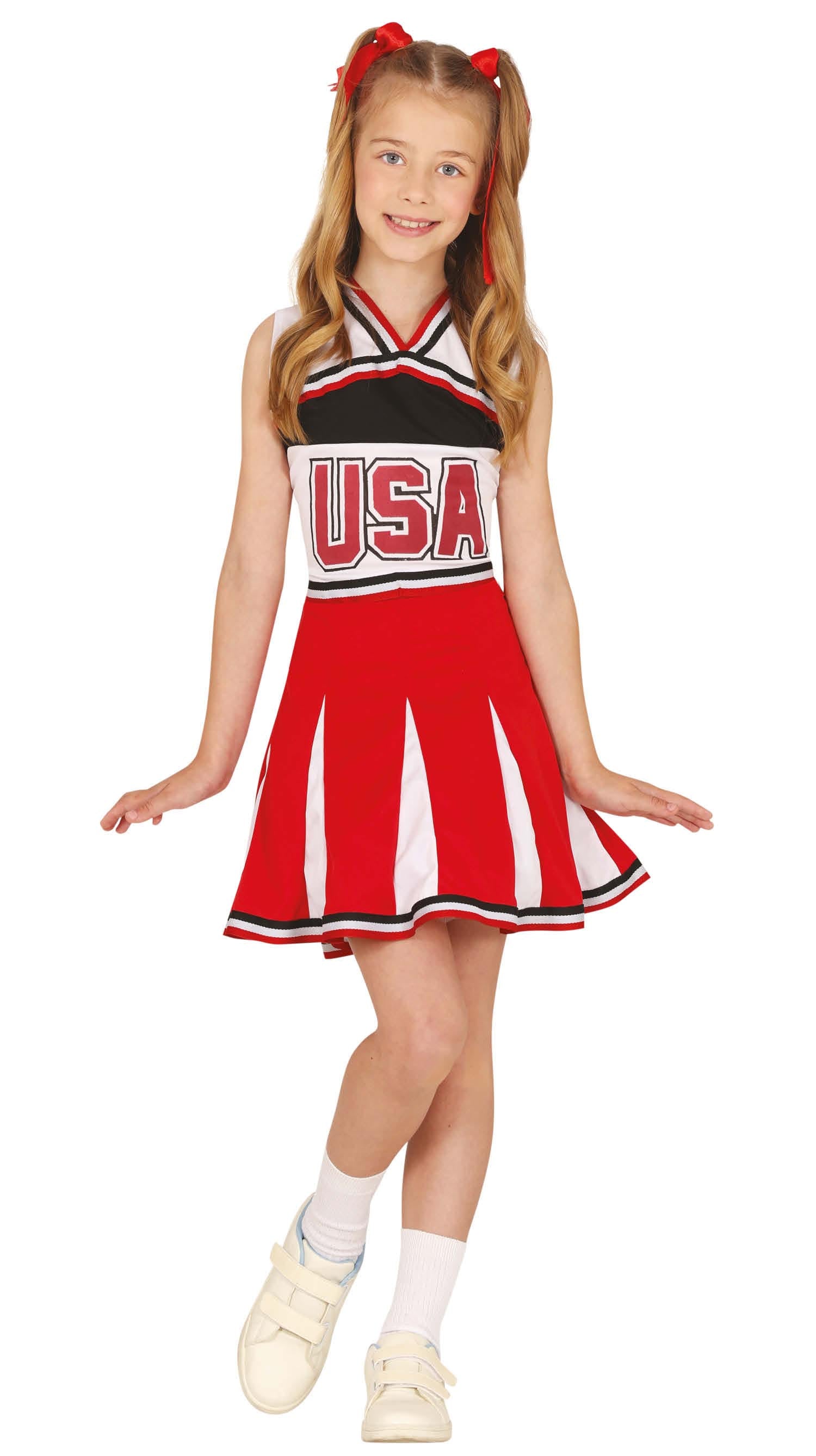 GP77323 – Sport Spirit Kleid Cheer Abenteuer – Größe: 140/146 – Farbe: Rot