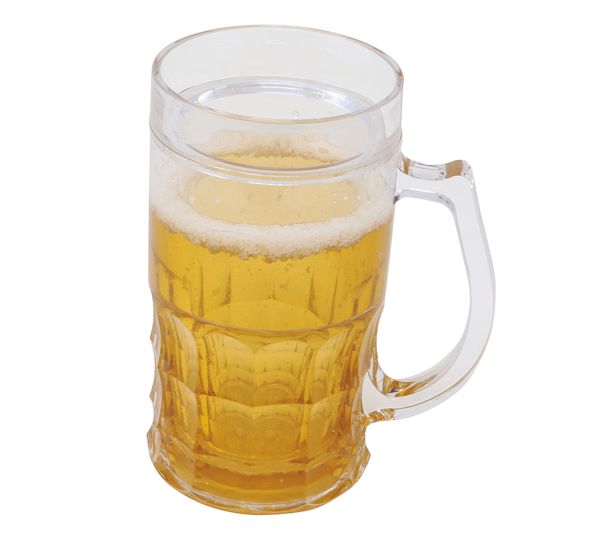 GP16982 – Scherz Bierkrug für Erwachsene 400 ml 15 cm – Farbe: Gelb