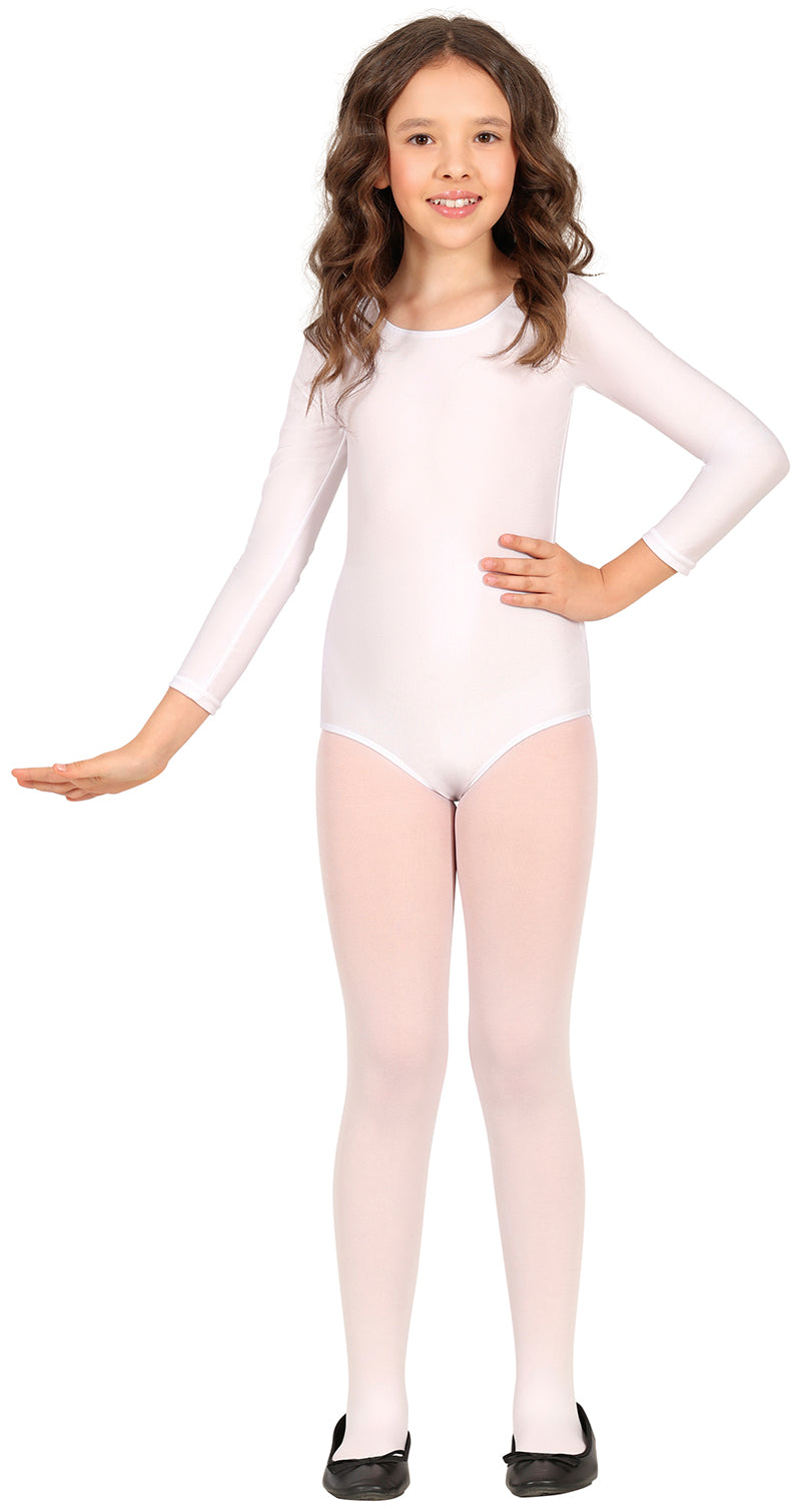 GP82906 – Sportlicher Held Weiß Langarm Body – Größe: 5 - 8 Jahre – Farbe: Weiß