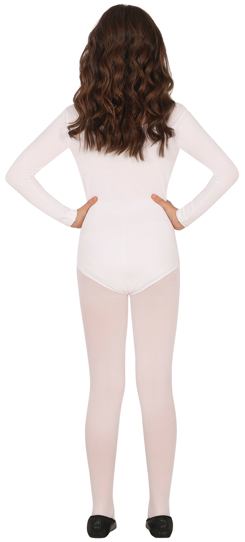 GP82906 – Sportlicher Held Weiß Langarm Body – Größe: 9 - 12 Jahre – Farbe: Weiß