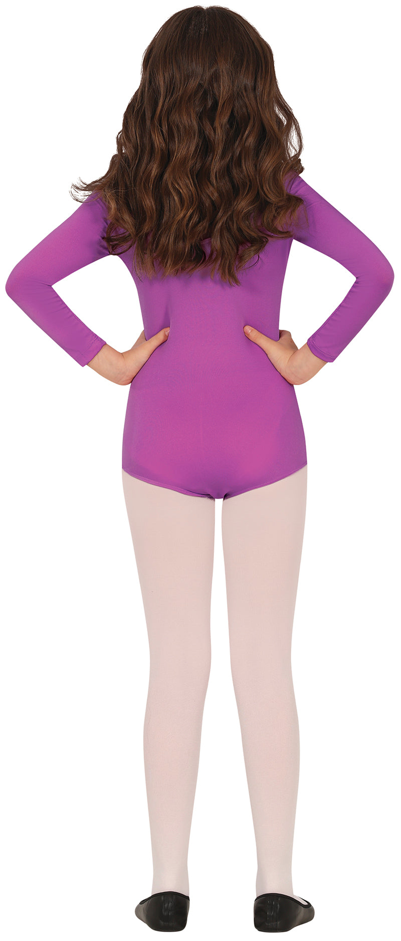 GP82921 – Sport Karneval Lila Body Langarm – Größe: 3 - 5 Jahre, 5 - 8 Jahre, 9 - 12 Jahre – Farbe: Lila