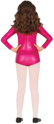 Gymnastikbody für Mädchen pink glänzend, Bild 2