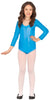 GP82945 – Abenteuerfigur Langarm Body Türkis Glänzend – Größe: 3 - 5 Jahre, 5 - 8 Jahre, 9 - 12 Jahre – Farbe: Blau