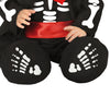 GP83002 – Skelett Hut Jumpsuit Baby Fliege Kapuze – Größe: 86/92 – Farbe: Schwarz