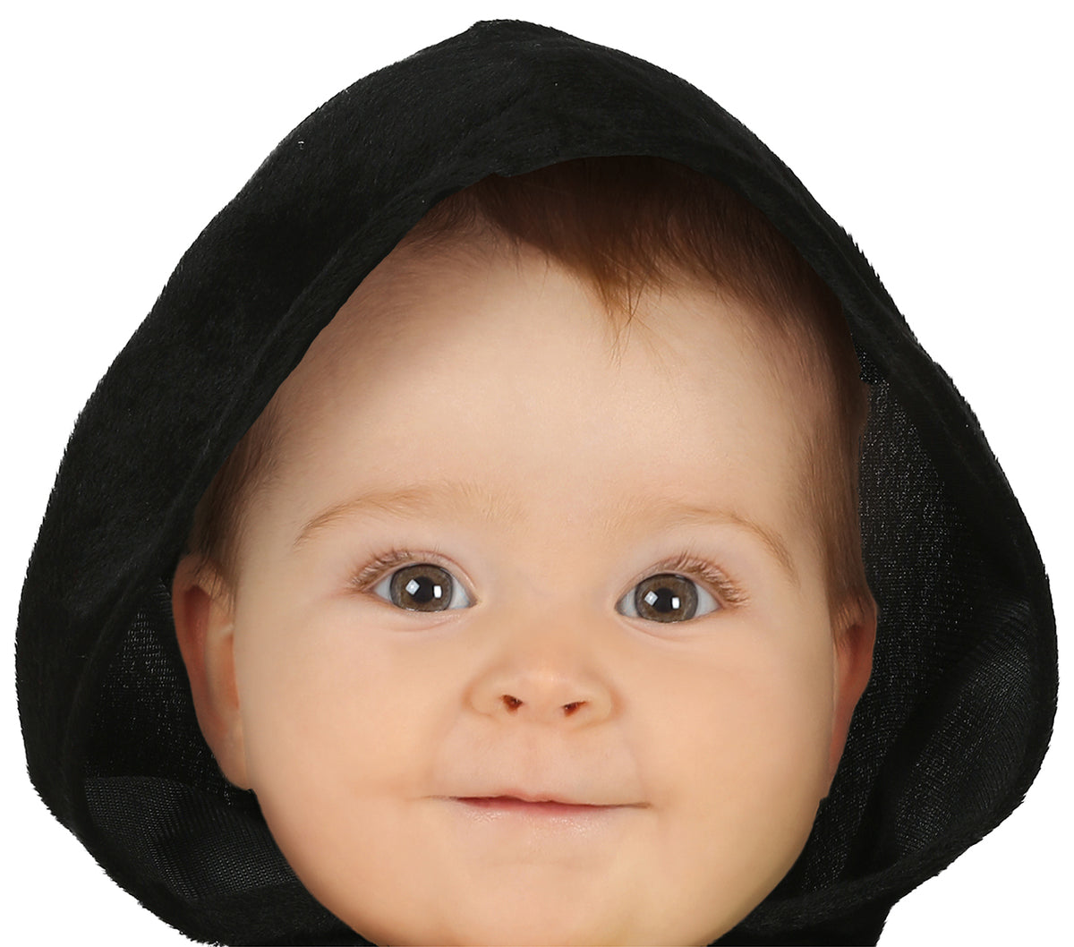 GP83006 – Skelett Baby Jumpsuit Halloween Kapuzenanzug – Größe: 74/80 – Farbe: Schwarz
