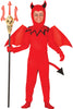 GP83105 – Dämon Flügel Kapuze Schwanz – Größe: 98/104 – Farbe: Rot