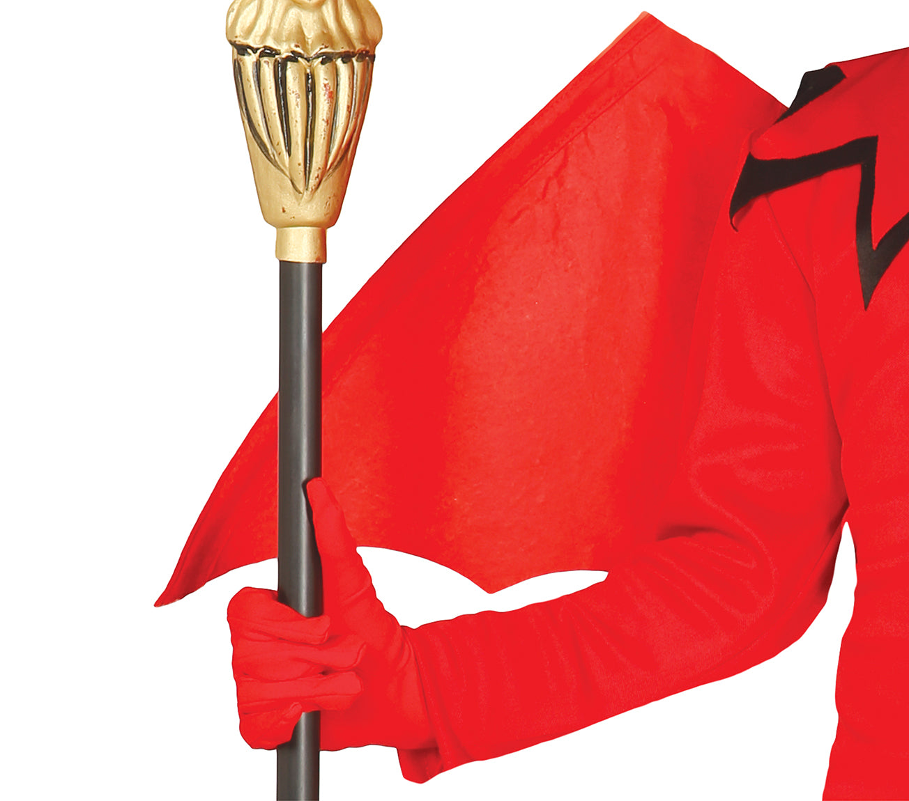 GP83105 – Dämon Flügel Kapuze Schwanz – Größe: 110/116 – Farbe: Rot