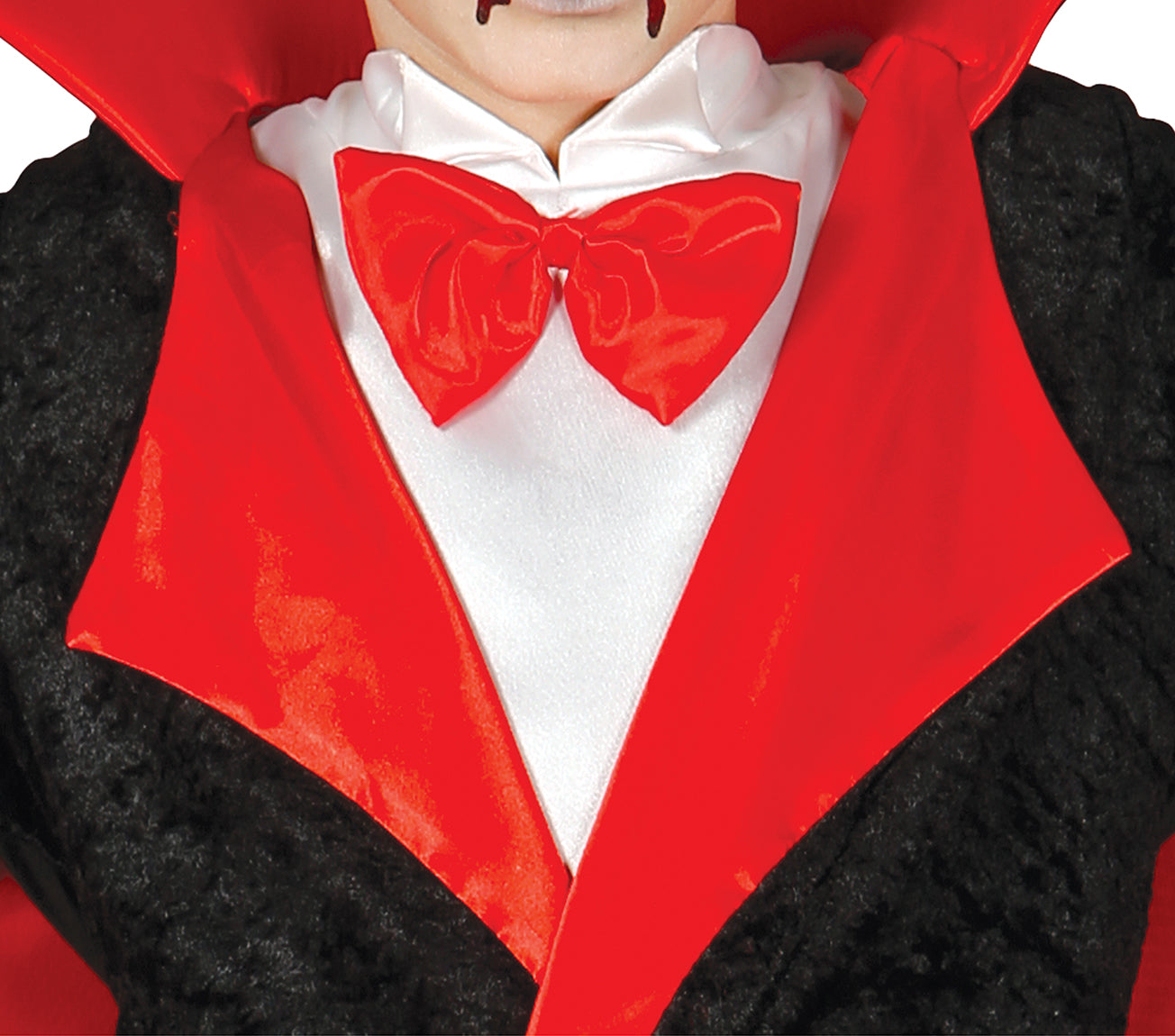 GP83113 – Vampir Halloween Mantel Cape Kostüm – Größe: 128/134 – Farbe: Schwarz