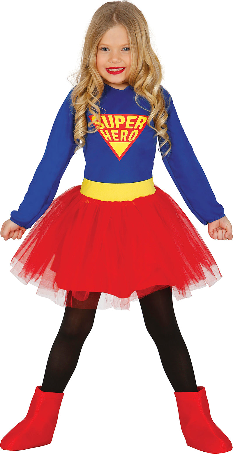 GP83224 – Superheld Abenteuerfigur Comic Helden – Größe: 110/116 – Farbe: Blau