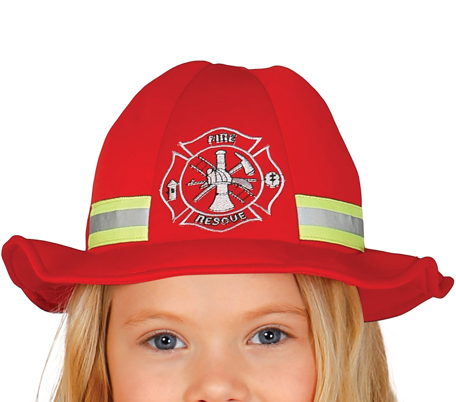 GP83232 – Feuerwehr Rettungskostüm Karneval – Größe: 98/104 – Farbe: Rot, Ansicht 2