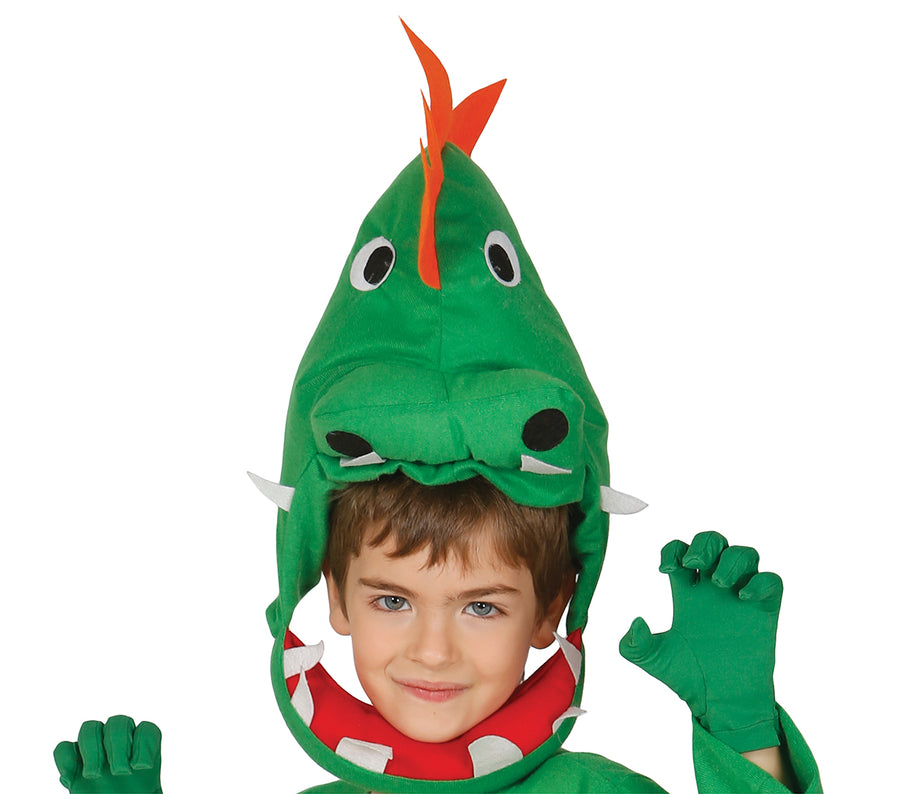 GP83237 – Dinosaurier Abenteuer Kostüm Overal – Größe: 110/116 – Farbe: Grün, Ansicht 2