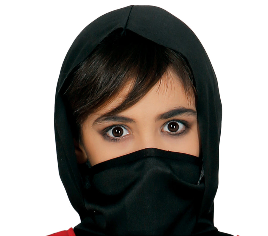 GP83256 – Ninja Krieger Karnevalskostüm Rot – Größe: 98/104 – Farbe: Rot, Ansicht 2