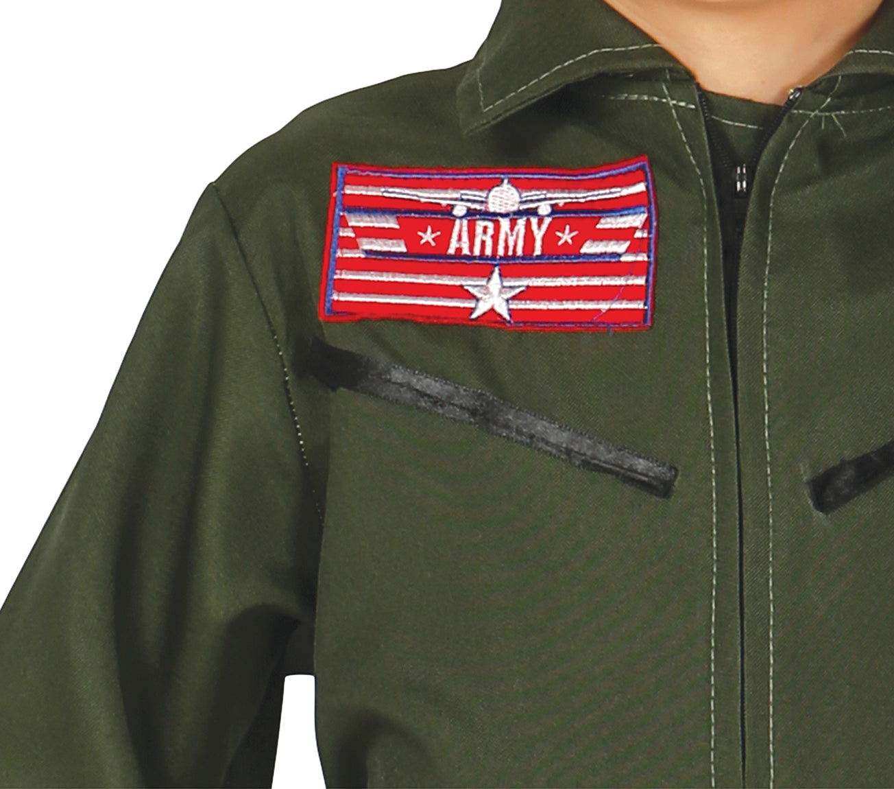 GP83292 – Pilot Uniform Abenteuerflug Karneval – Größe: 128/134 – Farbe: Grün