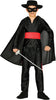 GP83337 – Bandit Abenteuerfigur Kinderkostüm Karneval – Größe: 140/146 – Farbe: Schwarz