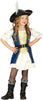GP83341 – Piraten Captain Kostüm Karneval – Größe: 128/134 – Farbe: Schwarz