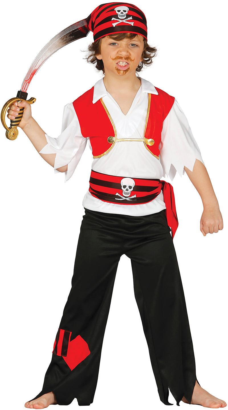 GP83347 – Piraten Abenteuer Karneval Kopftuch – Größe: 110/116 – Farbe: Schwarz
