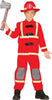 GP83354 – Feuerwehr Karneval Kostüm Set – Größe: 128/134 – Farbe: Rot